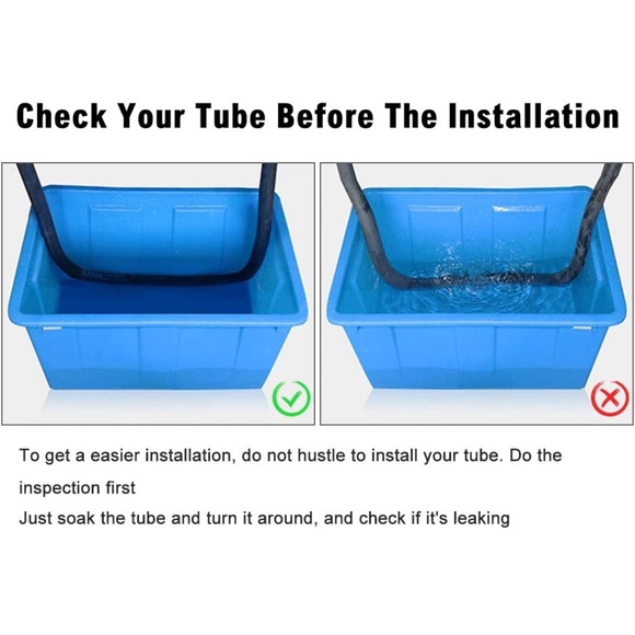 2 Pack 26 Inch Bike Tubes Plus 2 Tire Levers, 26"x1.75/1.95/x2/2.10/2.125 - Picture 6 of 7